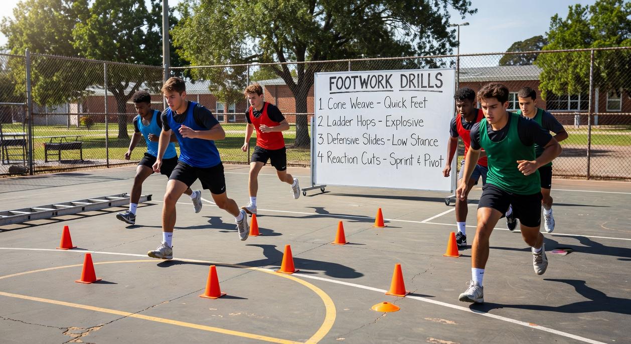 footwork drills
