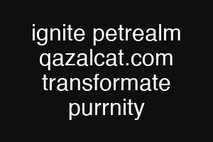 ignite petrealm qazalcat.com transformate purrnity