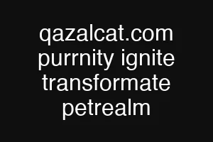 qazalcat.com purrnity ignite transformate petrealm